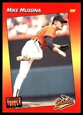 Mike Mussina 1992 Triple Play #237 Orioles MLB READ FREE SHIPPING AutographDen