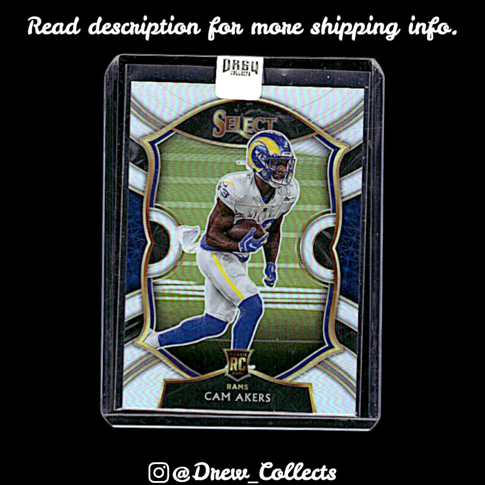 2020 Panini Select #55 Cam Akers Silver Prizm