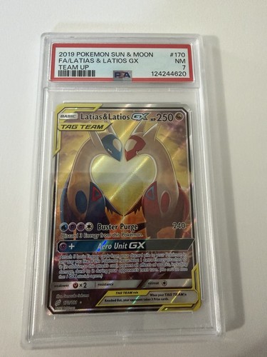 Latias & Latios-GX graded PSA 7 for sale on eBay