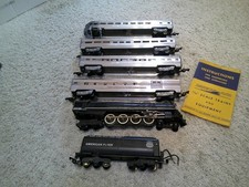 S GAUGE AMERICAN FLYER SET #5011 BBW W/ #332DC NORTHERN & ALUMINIUM CARS
