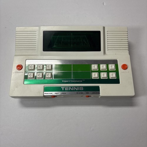 TOMYTRONIC Electronic TENNIS Table Top Game, Box & Instructions-TESTED Works - Picture 2 of 14