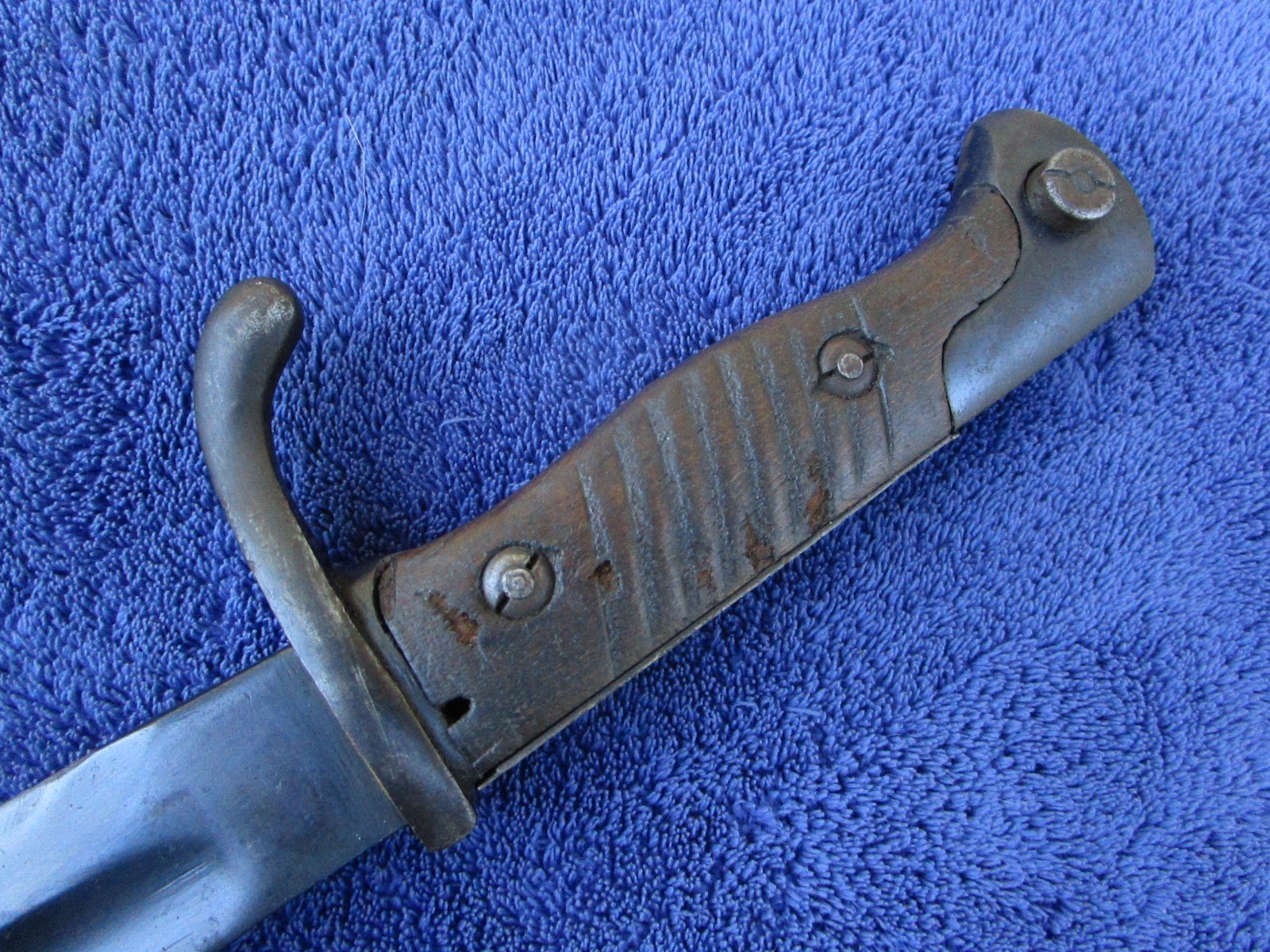 ORIGINAL GERMAN M1898 BUTCHER BAYONET AND SCABBARD RARE MAKER CITO