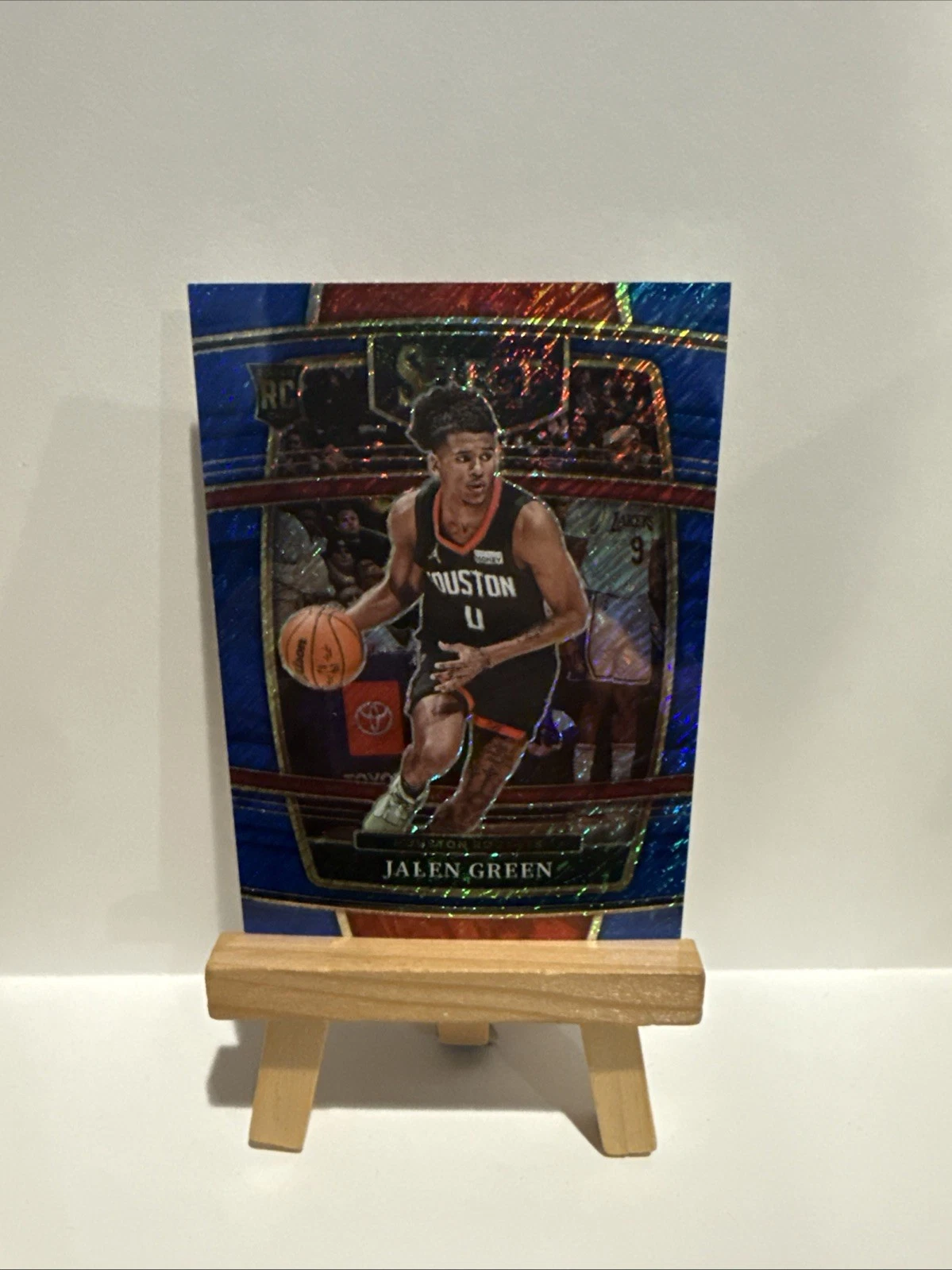 2021-22 Panini Select - Concourse Jalen Green #7 Blue Shimmer Prizm (RC)
