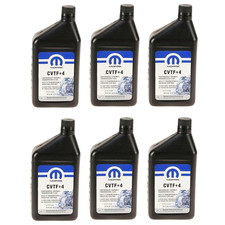 Mopar CVTF+4 Transmission Fluid Chrysler Jeep Dodge 5191184AB CVT - 6 Quarts