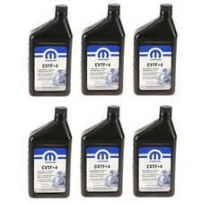 Mopar CVTF+4 Transmission Fluid Chrysler Jeep Dodge 5191184AB CVT - 6 Quarts