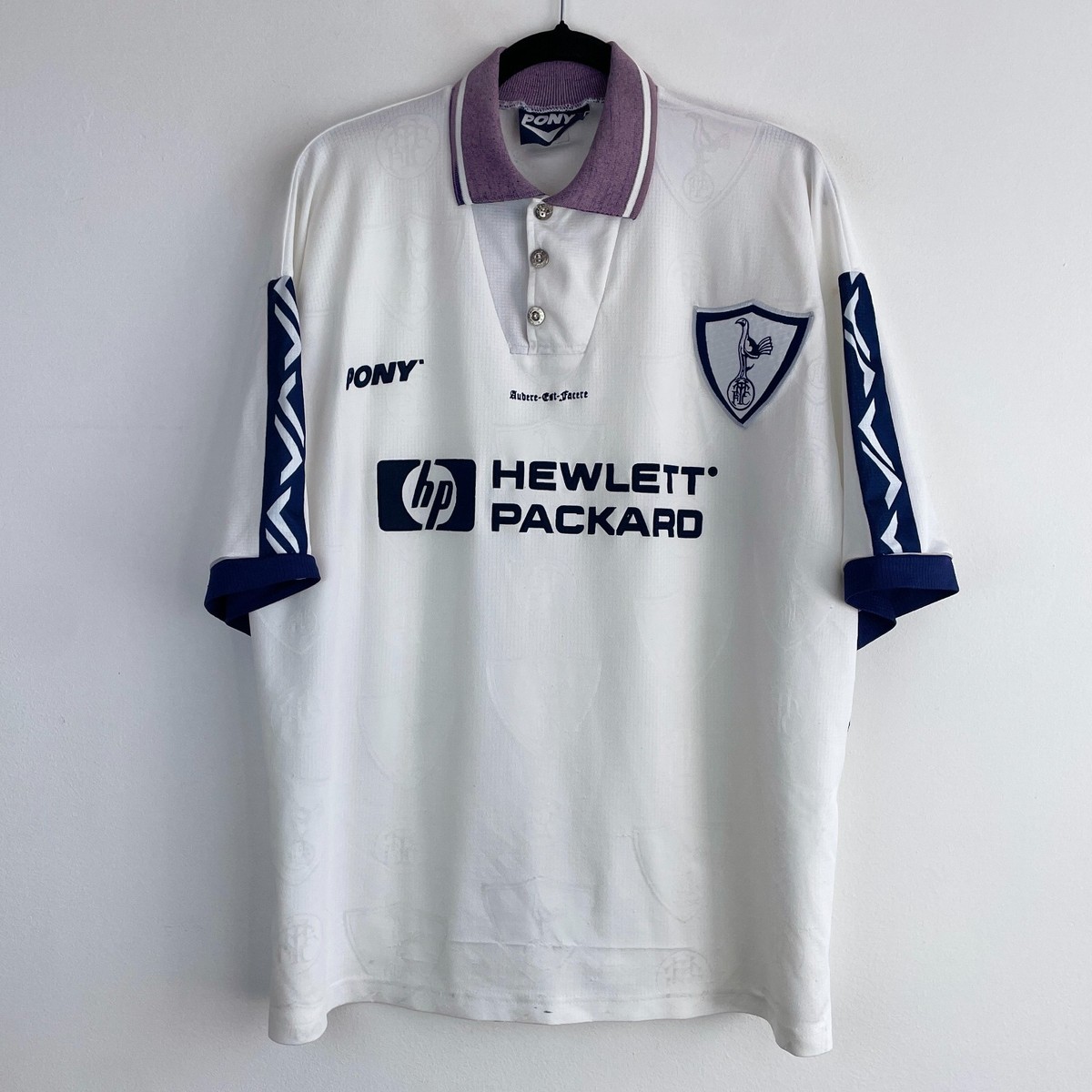 Tottenham Hotspur 1995/1997 Vintage Pony Home Soccer Jersey