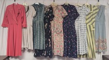 LOT OF 28 VINTAGE DRESSES JACKETS 40s 50s 60s PINUP MOD COCKTAIL NOVELTY AS IS