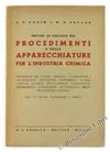 metodi di calcolo dei procedimenti e delle apparecchiature per l'industria chimi