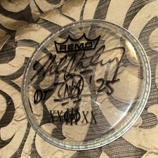Mike Portnoy SIGNED Autograph 6” Drumhead Dream Theater 2025 US Tour