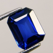 Natural Ceylon Royal Blue Sapphire 5.50 Ct Emerald Cut Certified Loose Gemstone1