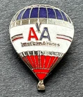HOT AIR BALLOON Pin Badge AMERICAN AIRLINES