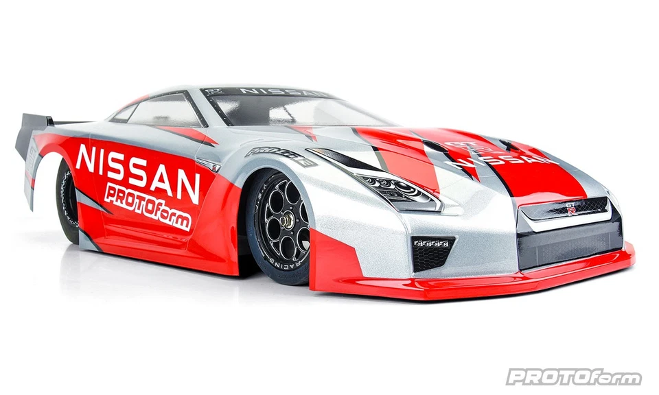 Protoform 1585-00 Nissan GT-R R35 Pro Mod Clear Body : Losi 22S No Prep Drag Car - Image 2 of 4