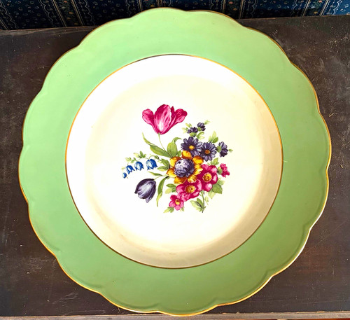 Vintage Royal Bayreuth floral plate