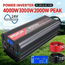 Pure Sine Wave Inverter 24V Power Converter 1500w 2000w 2500w 3000w 3500w 4000W