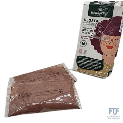 Herbatint Organic Cherry Red Power Vegetal Colour 100g
