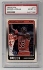1988 Fleer Basketball Card - Michael Jordan #17 PSA 8 NM-MT Graded