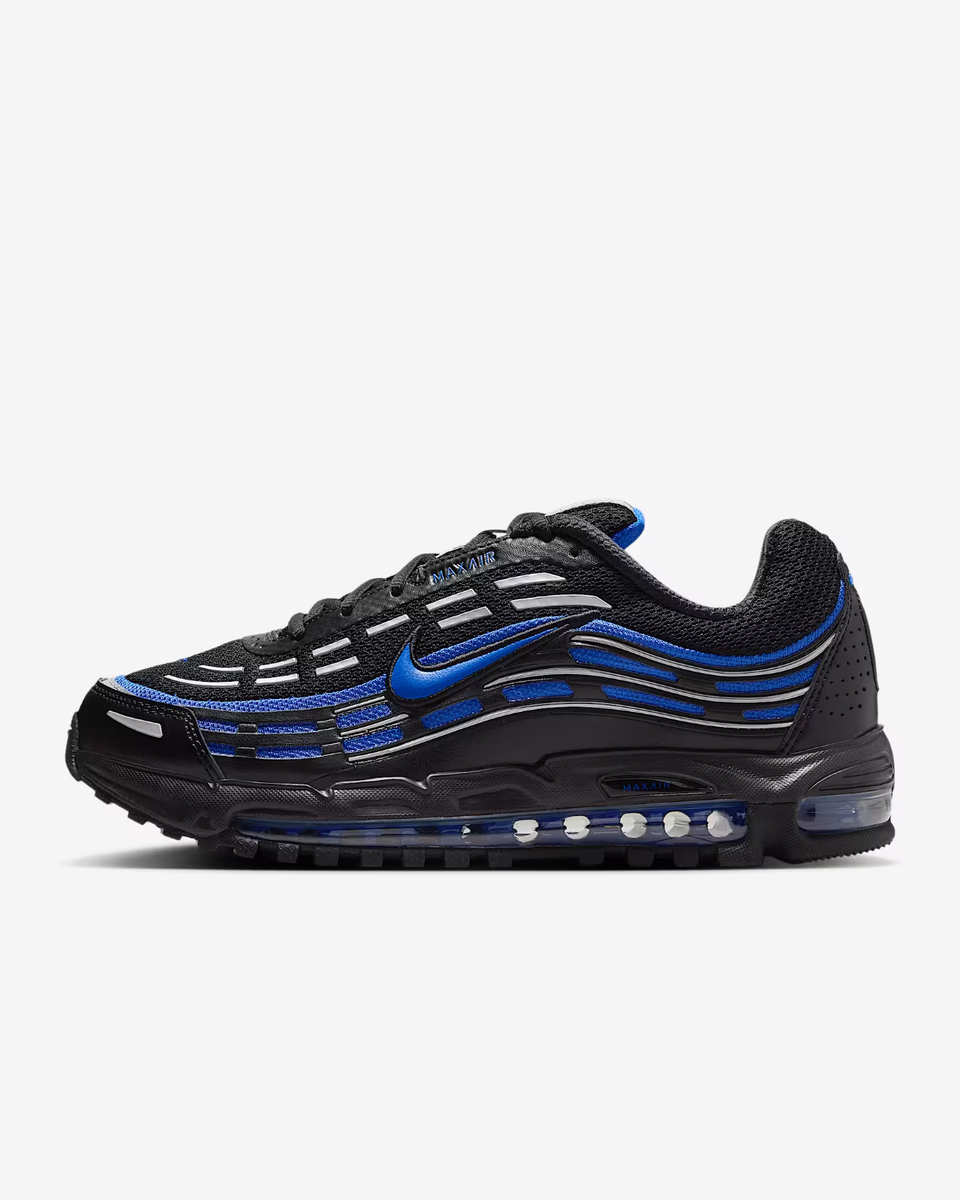New Nike Air Max TL 2.5 Shoes - Black/ Hyper Royal (FZ4110