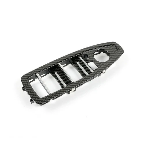 ABS Carbon Fiber Door Window Lift Switch Button Panel Cover For BMW 3 Series F30 - Picture 2 of 4