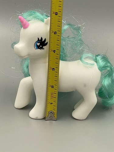 Gi-Go Wonder Pony Land weißes Einhorn 5,5 Zoll groß bürstbares Haupt- und Schwanzhaar - Bild 5 von 6