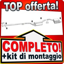 Scarico Completo per FORD FOCUS MK1 2.0 16V 2-Volumi Marmitta