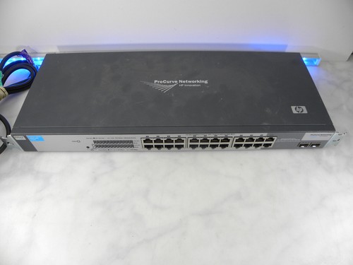 HP ProCurve Switch 1800-24G J9028B 24-Port Gigabit Ethernet Switch Fanless #G7 - Photo 2/3