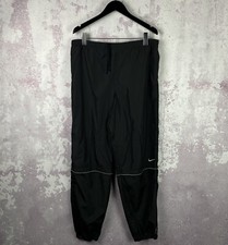 Vintage 90s Nike Track Pants Y2K Drill Mens Windbreaker Nylon Streetwear Size L