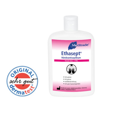 Meditrade Ethasept alkoholische Händedesinfektion 100 ml begrenzt viruzid VAH