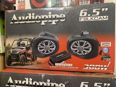 Audiopipe FELKCAM-6 6.5'' 300W Max 2-Way Off-Road/UTV Rollbar Speakers System Kit