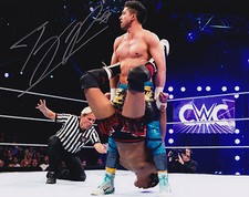 TJ Perkins TJP Autographed WWE 8x10 Cruiserweight CWC Wrestling Photo Champ 2