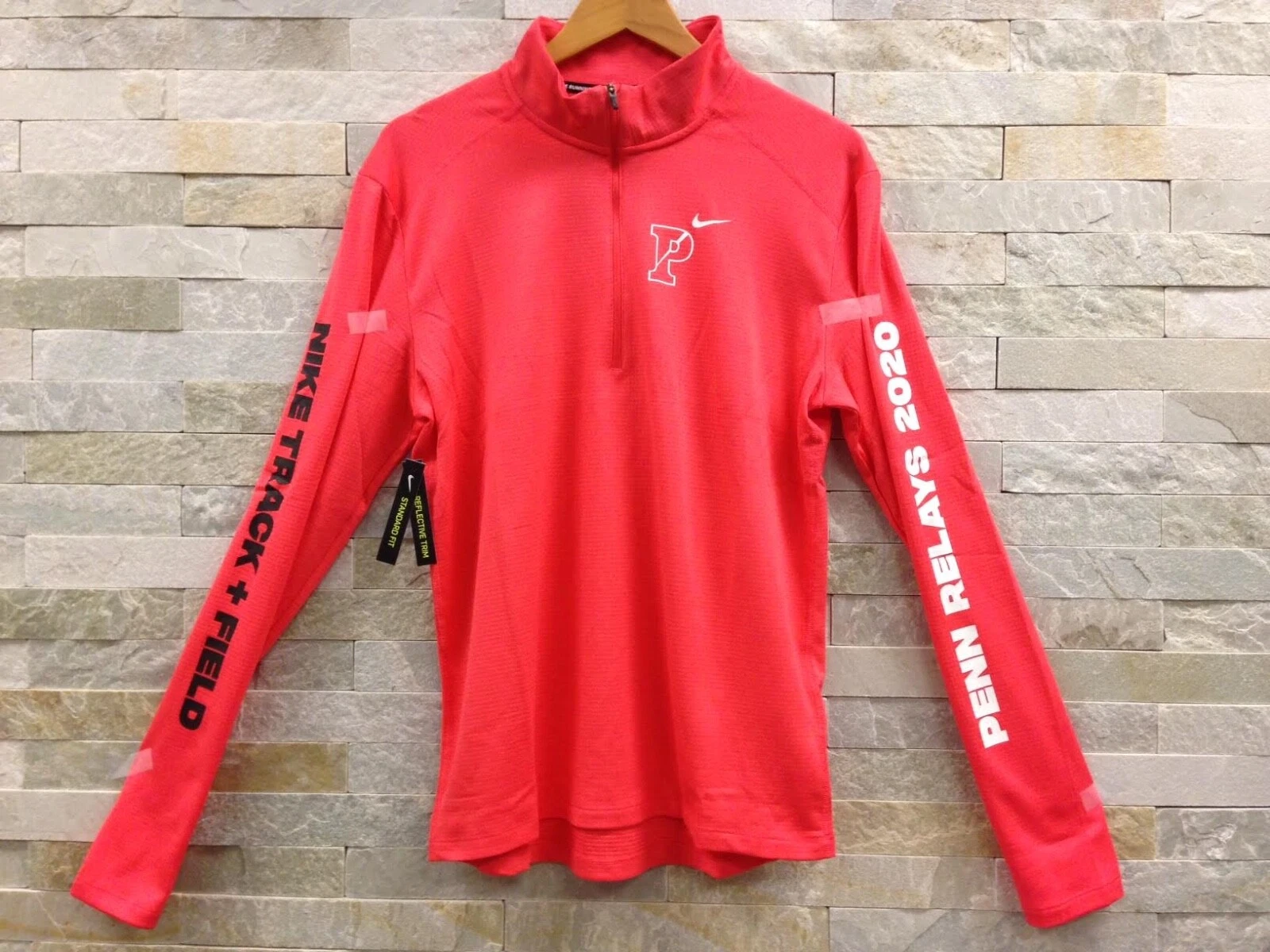 Nike Dri-FIT Track & Field Penn Relay 2020 LS Running Top CW1269-850 Mens Size M