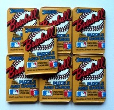 1987 Donruss Baseball UNOPENED Pack Lot of 7 Wax Packs - 