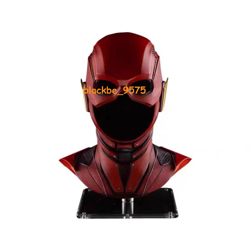 Movie The Flash Mask Wearable Hood 1:1 Helmet Cosplay Prop Toy Halloween Gift - Image 3 of 4