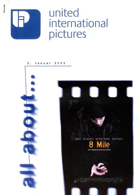 Presseheft, 8 MILE, mit Enimen, Kim Basinger, Xzibit, Proof, USA 2002, Oscar