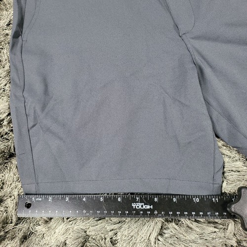 Threads 4 Thought Chino Shorts Mens 36 X 7 Gray Stretch Casual Pockets Zip-Fly - Picture 8 of 15