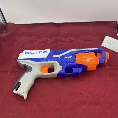 Nerf  Elite Series OEM Genuine Disruptor Revolving Barrel Blaster Blue/Orange
