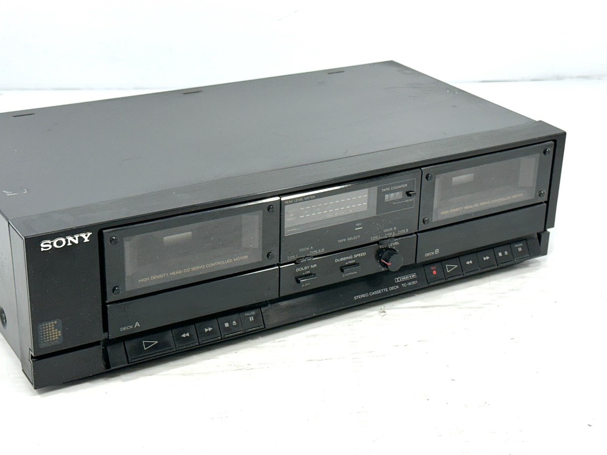 SONY STEREO CASSETTE DECK TC-W301, Untested Selling As It Is | eBay