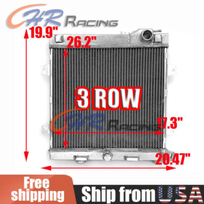 3 Row 33MM Alu Radiator For BMW E30 M3/320is 1985-1993 1986 1987 1988 1989 1990