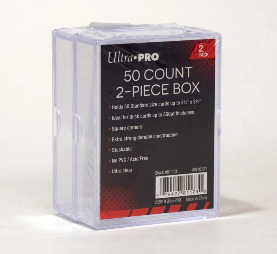 NEW 6-Pack Ultra Pro 50 Count 2-Piece Card Storage Box Case Sports Magic 81173 - Image 2 of 3