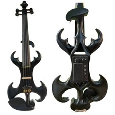 New Model Crazy-4 Full size electric violin Original design 4string Violin Black