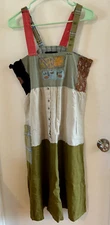 COTTAGECORE upcycled CINDERELLACORE deconstructed BOHO  DRESS 36'' Bust OOAK #15