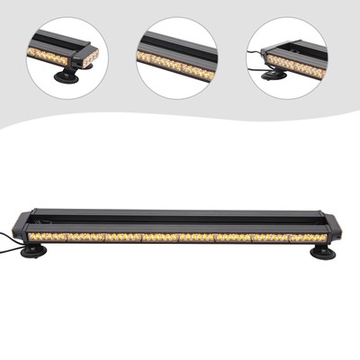  37'' 104 LED Strobe Light Bar Amber Response Emergency Beacon Warn Tow Truck NEW