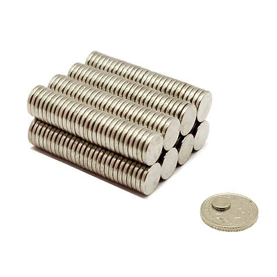 ECMAGNET Strong 6mm x 1mm Rare Earth 6x1 mm Small Warhammer Neodymium Thin Disc Magnets