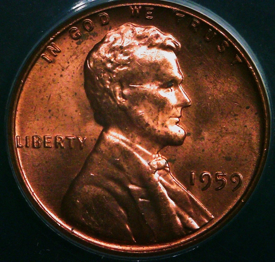 1959-P Lincoln Cent / Penny  - DDO FS-104 - Doubled Die Obverse - ANACS MS 64 RB - Image 3 of 4