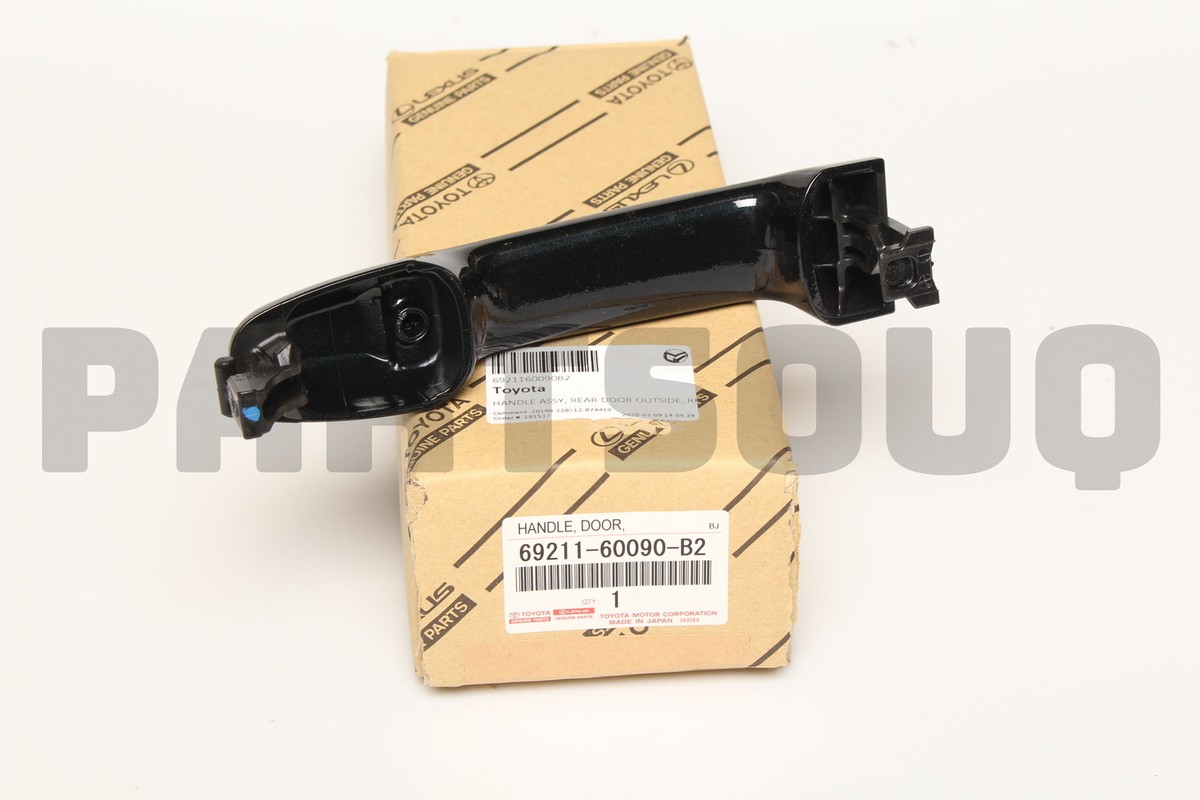 6921160090B2 Genuine Toyota HANDLE ASSY, REAR DOOR OUTSIDE, RH/LH