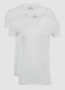 $45 Alfani AlfaTech Men White Short-Sleeve Crew-Neck Undershirt T-Shirt 2-Pk XL 732994196932 | eBay