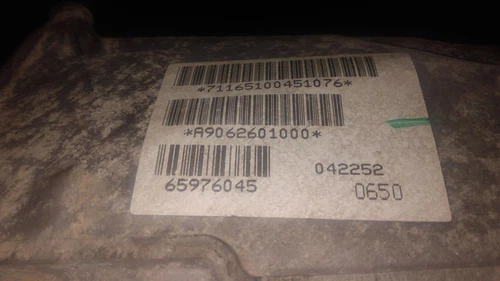 711651 Caja Cambios para MERCEDES-BENZ SPRINTER II CAMIÓN 287487 - Imagen 2 de 3