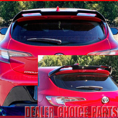 Spoiler For 2019-2025 Toyota Corolla H/B Factory Style PAINTED GLOSS BLACK