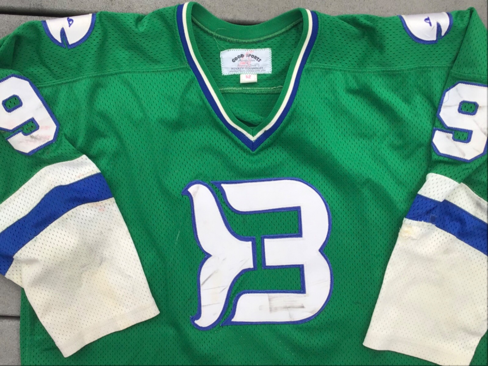 Binghamton Whalers AHL Vintage 198081 Game Used / Worn Jersey 9, Tom
