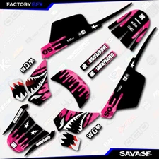 Pink Savage Racing Graphics kit fits Yamaha PW50 PW 50 All Years Custom
