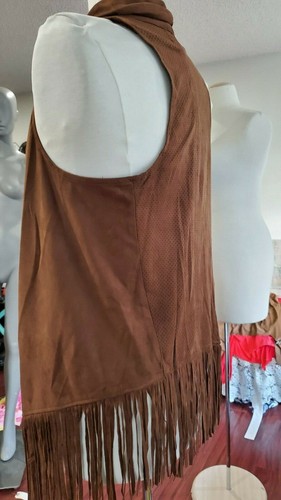 NWT Jolt Women's Faux Suede Ruffle Wrap Jacket Size S - Picture 2 of 3